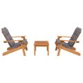 vidaXL 3-dielna záhradná sedacia súprava Adirondack akáciový masív