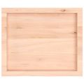 vidaXL Kúpeľňová doska 60x50x(2-4) cm neošetrený masív