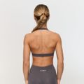 Športová podprsenka Halter Fierce Grey - GymBeam, veľkosť L