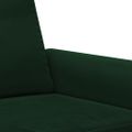 vidaXL Kreslo zelené 60 cm zamat