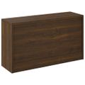 vidaXL Lavica na topánky hnedý dub 80x24x45 cm spracované drevo