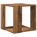 vidaXL Konferenčný stolík Staré drevo 32 x 32 x 30 cm Kompozitné drevo