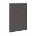 vidaXL plisovaná roleta čierna 95x100 cm Šírka látky 94,4 cm