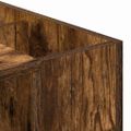 vidaXL Stôl Dymová dub Kompozitné drevo 109 x 50 x 78 cm
