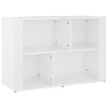 vidaXL Komoda vysoký lesk biela 80x30x54 cm spracované drevo