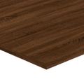 vidaXL Nástenné police 4 ks hnedý dub 100x50x1,5 cm kompozitné drevo