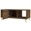 vidaXL Konferenčný stolík dymový dub 102x50x40 cm kompozitné drevo