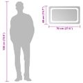 vidaXL LED kúpeľňové zrkadlo 70x40 cm