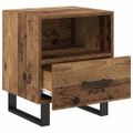 vidaXL Nočný stolík Staré drevo 40 x 35 x 47,5 cm Kompozitné drevo