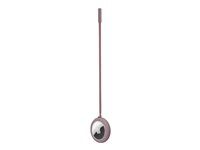 Bezpečný držiak s popruhom pre Bluetooth lokalizačný čip - ružová pink sand - pre Apple AirTag