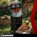 Záhradný gril s krytom 44x80x42cm Kaminer 3IN1 záhradná udiareň, teplomer, udiareň 3v1 Zahradní gril s krytem 44x80x42cm Kaminer 3IN1 zahradní udírna, teploměr, udírna 3v1