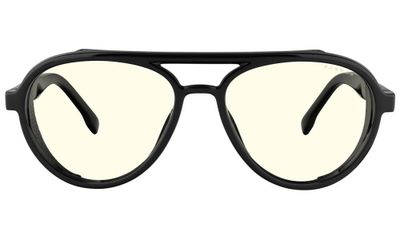 GUNNAR kancelárske/hermé okuliare TALLAC ONYX * číre sklá * BLF 35 * GUNNAR focus Okuliare, kancelárske, herné, čierne obrúčky, číre sklá, s bočnými štítmi proti svetlu