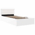 vidaXL Hydraulický posteľný rám+úložný priestor, LED, 90x200 cm
