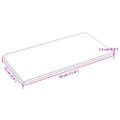 vidaXL Nástenné panely 12 ks žlté 30x15 cm zamat 0,54 m²