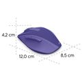 HAMA WM-500, Ergonomická bezdrôtová myš, modrá