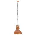 vidaXL Industriálna závesná lampa 25 W medená mangovník 32 cm okrúhla E27