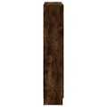 vidaXL Knižnica dymový dub 82,5x30,5x150 cm spracované drevo