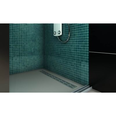 vidaXL Odtoky Biela 88 x 8.8 x 8.5 cm Kov