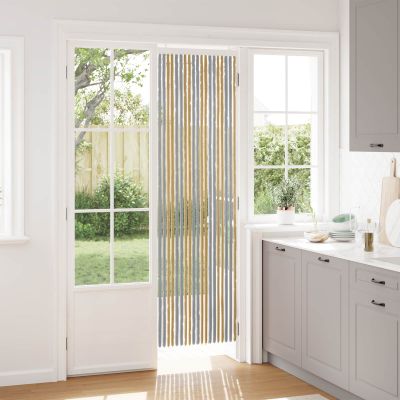 vidaXL Záves proti hmyzu z chenille Šedá a béžová 56 x 200 cm 100% PP