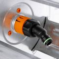 vidaXL Vozík s hadicovým bubnom pre 80 m 1/2" / 50 m 3/4" hadicu oceľ