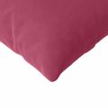 vidaXL Vankúše na pohovku 2 pcs Víno červené 200 x 40 cm
