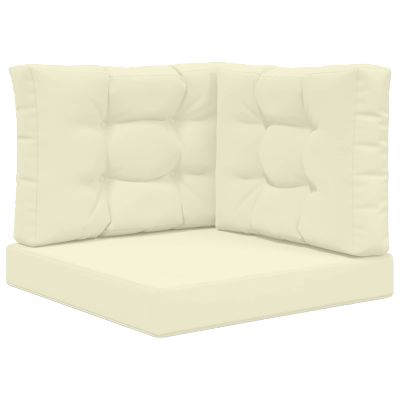 vidaXL Vankúš na vonkajšiu pohovku Polyester Krémová 60 x 60 cm