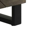 vidaXL Komoda 60x33x75 cm čierna masívne mangovníkové drevo
