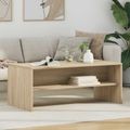vidaXL Konferenčný stolík Sonoma dub 100 x 50 x 40 cm Kompozitné drevo
