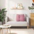 vidaXL Poduška na chrbát Ružová 60 x 24 x 50 cm Zamat