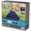 Bestway Semišová nafukovacia posteľ+zabudovaná nožná pumpa 185x76x28cm