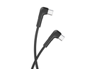 Uhlový kábel Maxlife MXUC-09 USB-C - USB-C 1,0 m 60W čierny