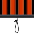 vidaXL Roleta Oranžová a hnedá 180 x 250 cm Textil a hliník