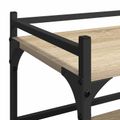 vidaXL Kuchynský vozík Sonoma dub 50 x 35 x 75,5 cm Kompozitné drevo
