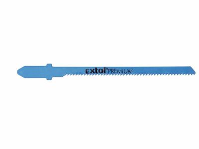 Plátky do přímočaré pily 5ks, 57x1,5mm, úchyt BOSCH, Bi-metal EXTOL-PREMIUM