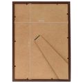 vidaXL Fotorámiky na stôl, koláž 3 ks, tmavočervené 10x15 cm