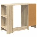 vidaXL Stôl Sonoma dub 100 x 40 x 75 cm Kompozitné drevo