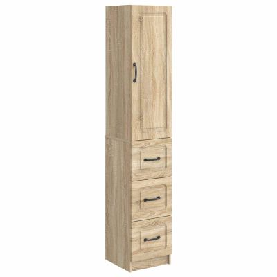 vidaXL Sada skríň 2 pcs Dub sonoma 33 x 34,5 x 87 cm Kompozitné drevo