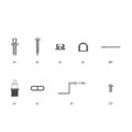 6 laniek pre LED panel 120×30cm