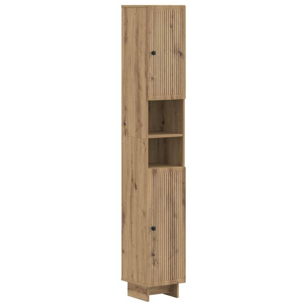 vidaXL Kúpeľňový kabinet s otvorenou poličkou EDE Dub artisan