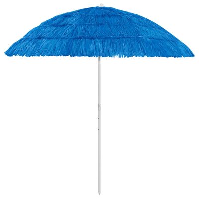 vidaXL Plážový slnečník Hawaii, modrý 240 cm