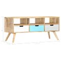 vidaXL TV skrinka 110x35x48 cm masívne mangovníkové drevo