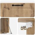 vidaXL Nástenná TV skrinka 98 x 41 x 30 cm Dub artisan