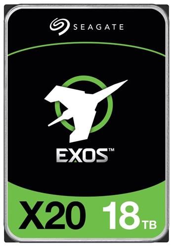 SEAGATE Exos X20 18TB HDD / ST18000NM000D / SAS / 3,5" / 7200 rpm / 256MB / 512E/4KN Pevný disk, interní, 18TB, SAS, 3,5", 7200 rpm, 256MB, 512E/4KN