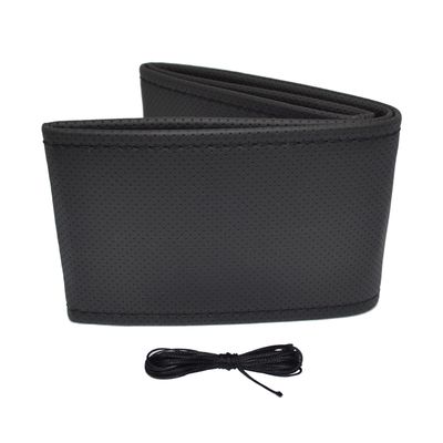 Opletenie volantu šnurovacie, čierne, perforované 38-39 cm