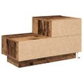 vidaXL Nočný stolík Staré drevo 70 x 36 x 40,5 cm Kompozitné drevo