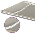 vidaXL Automatická markíza, LED a senzor vetra 500x300 cm, krémová