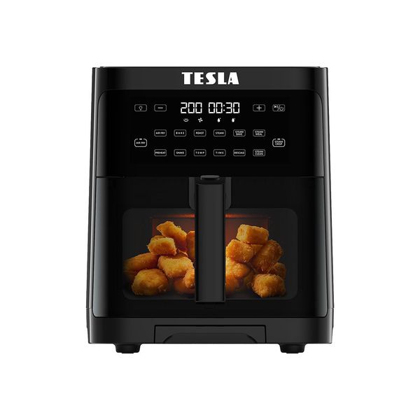 TESLA AirCook & Steam QS550 XL - multifunkčná parná a horúcovzdušná fritéza