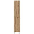 vidaXL Highboard 2 ks Remeselný dub 69,5 x 34 x 180 cm