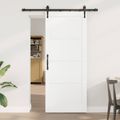 vidaXL Posuvné dvere ORKDAL 83 x 202 cm Borovicový masív Biela