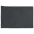 vidaXL Balkónová zástena, antracitová 700x90 cm, PVC